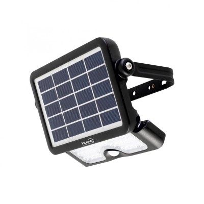 Szolár paneles LED reflektor, mozgásérzékelős 5 W 500 LM - FLP 500 SOLAR